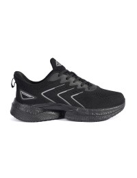 Czarne lekkie buty sportowe sznurowane - VOP24N40-1B